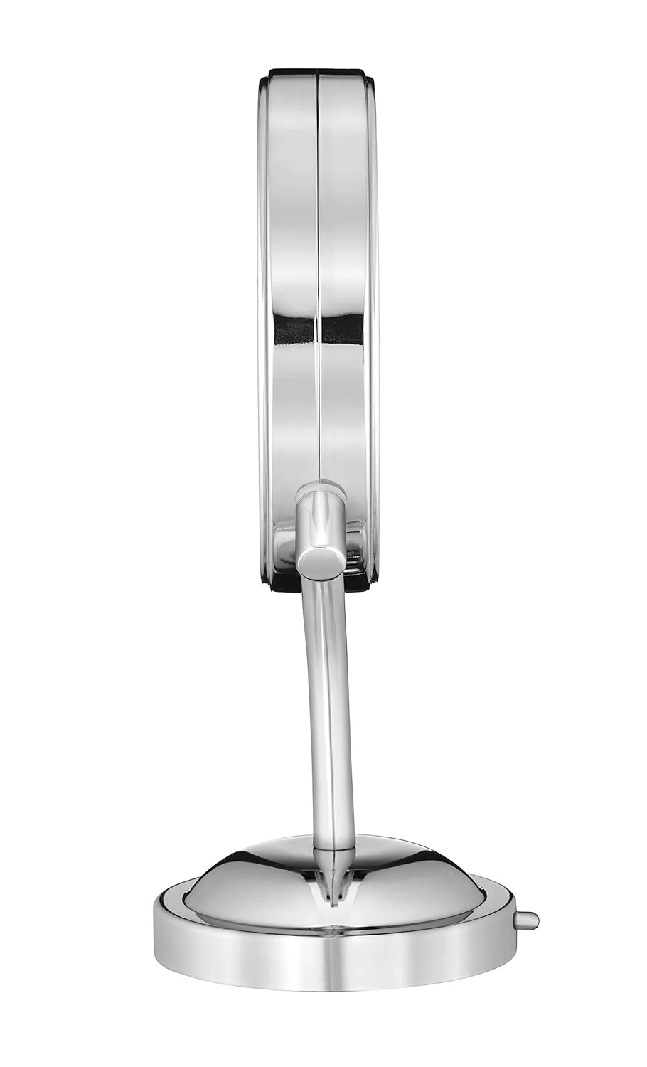 Conair Double-Sided Battery Operated Lighted Makeup Mirror - Lighted Vanity Makeup Mirror with LED Lights; 1x / 5x Magnification; Polished Chrome Finish