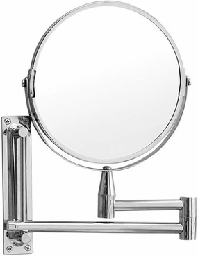 Cosmetic Vanity Mirror Telescopic Bathroom Mirror Wall-Mounted Folding 7 Inch Beauty Mirror/Vanity Mirror/Makeup Mirror LED Vanity