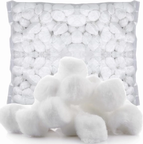Cotton Balls Large [Pack of 1000] Non-Sterile Absorbent 100% Cotton Prepping Balls for Make-Up, Nail Polish Removal, Applying Oil Lotion or Powder, Crafts (1)