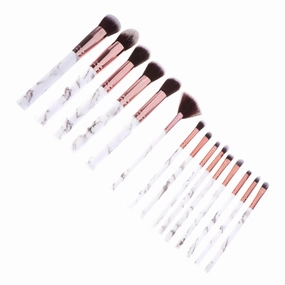 Didiseaon 30 Pcs 12-piece Marble Brush Makeup Brush Set Nylon Bristles Makeup for Women
