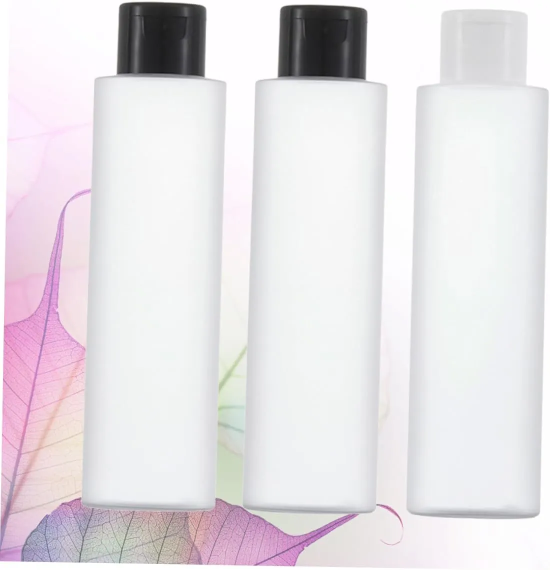 DOITOOL 6 Pcs Wood Mugs for Drinking Tube Squeezer Travel Makeup Bottle Gel Clamshell Empty Bottle Cosmetic