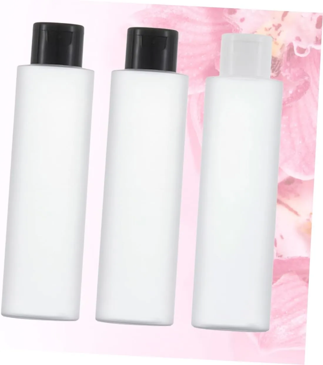 DOITOOL 6 Pcs Wood Mugs for Drinking Tube Squeezer Travel Makeup Bottle Gel Clamshell Empty Bottle Cosmetic