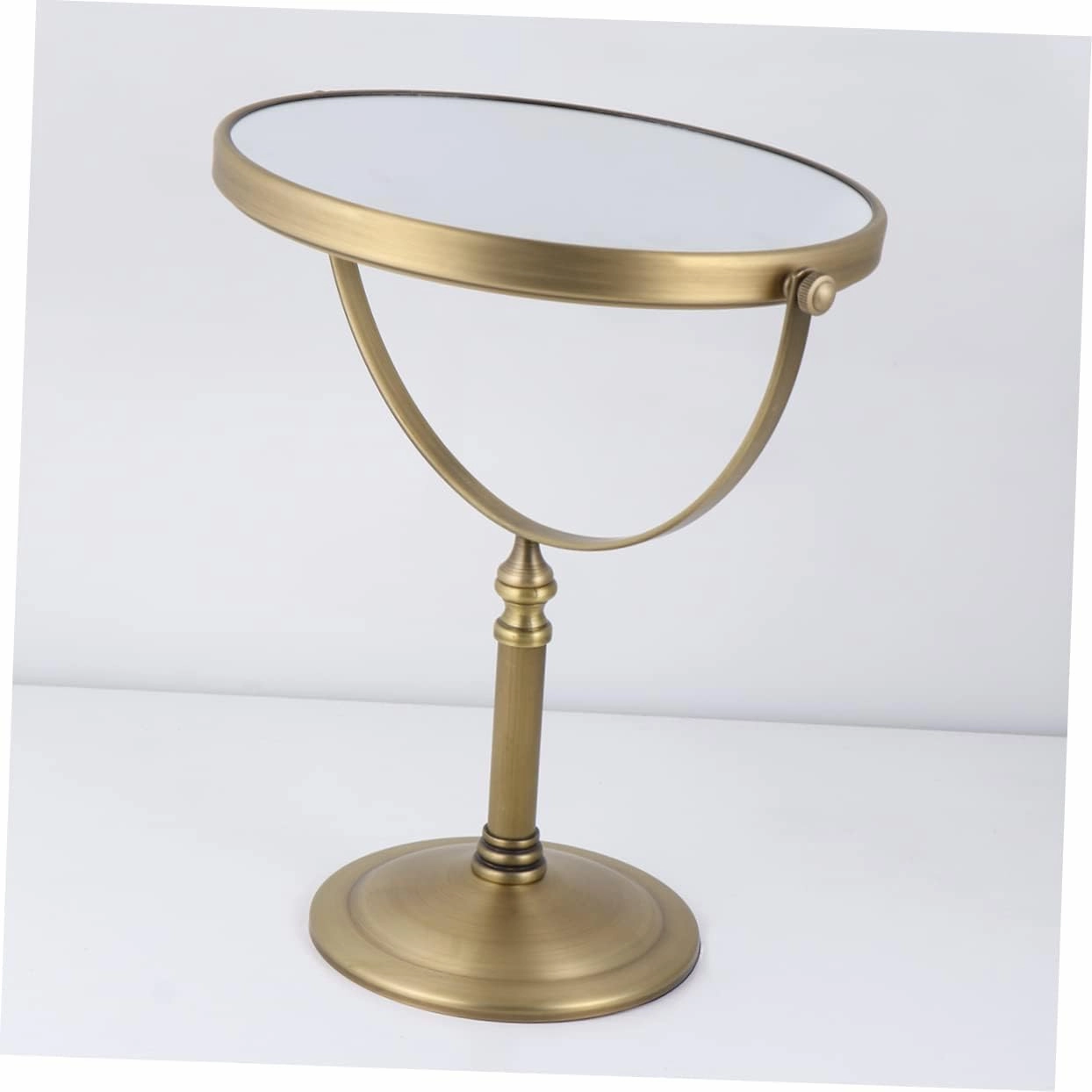 Double-Sided 8X Magnification Makeup Mirror Led Light Large 10.5'' Vanity Mirror for Women Anti-Slip Base