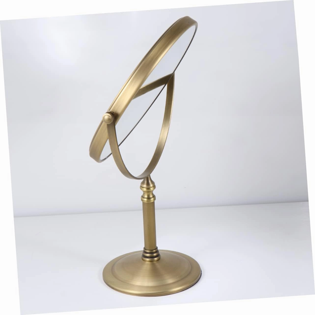 Double-Sided 8X Magnification Makeup Mirror Led Light Large 10.5'' Vanity Mirror for Women Anti-Slip Base