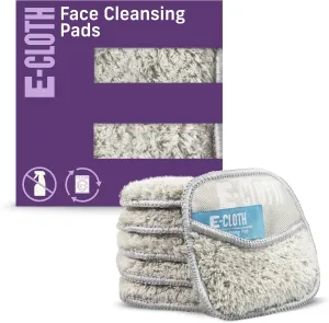 E-Cloth Face Cleansing Pads, 6 Premium Microfiber Makeup Remover, Ideal for Removing Makeup, Foundation, Mascara, Lipstick, 100 Wash Promise