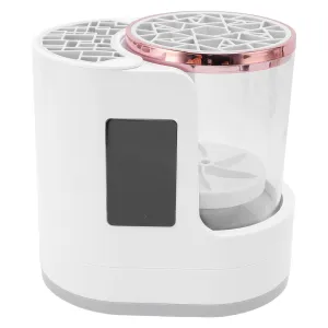 Electric Makeup Brush Cleaner, 850 RPM Makeuping Brushes Cleanings Machine with Automatic 2H 5H Drying Timer, Cosmetic Brushes Cleanings with Makeups Brushs Dryer for Sponges