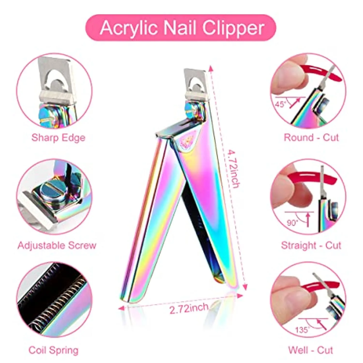 Electric Nail Drill Kit, Professional Nail Drill Machine with Nail Clippers for Acrylic Nails, Cuticle Trimmer and Other Nail Tools, Electric Nail File kit Manicure Tools for Salon Home
