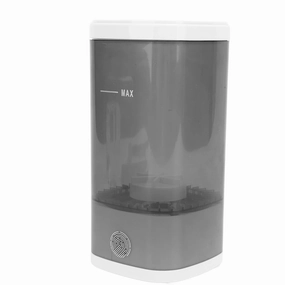 Electric Makeup Brush Cleaner, Transparent Deep Cleaning Electric Makeup Brush Cleaner Machine Large Capacity Two Modes for Home (Black)