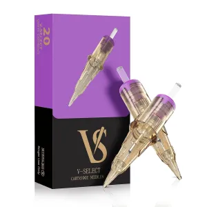EZ Tattoo Cartridge Needles - 20Pcs #10 (5RS) Permanent Makeup SMP Bugpin Round Shader 0.30mm Microblading Hair Scalp for Tattoo Pen Rotary Machine Supply - V-SELECT