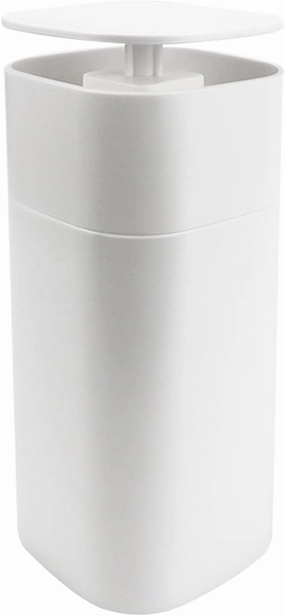 FERCAISH Push Down Liquid Dispenser, Hand Press Detergent Box Travel Cosmetics Dispenser Bottle - Lockable Pump Dispenser Bottle for Nail Polish Remover, Alcohol or Other Liquids