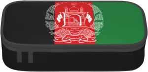 Flag of Afghanistan print Large Capacity Storage Bag Travel Office Supplies Box, Makeup Bag, Desk Organizer with