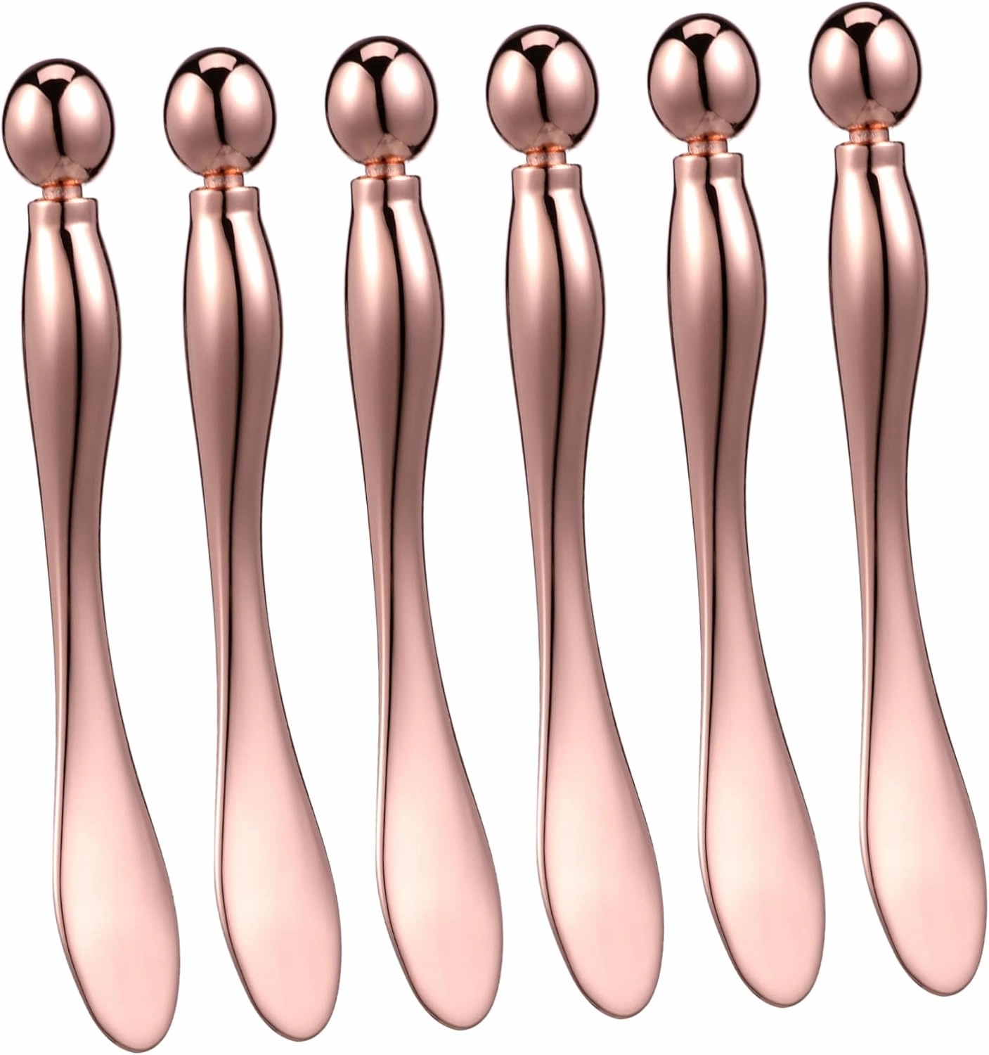 Garneck 6-piece Eye Cream Applicator Set Face Roller for Eyes Makeup Spoon Skincare Tool Perfect for Droopy Eyelids