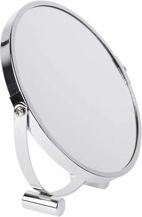 Hand Mirror, Mirror Double-Sided Makeup Mirror, 360° Swivel 6 Inch Vanity Mirror, Portable Simple High Definition Magnification Cosmetic Mirror Beautiful(5XMagnification)