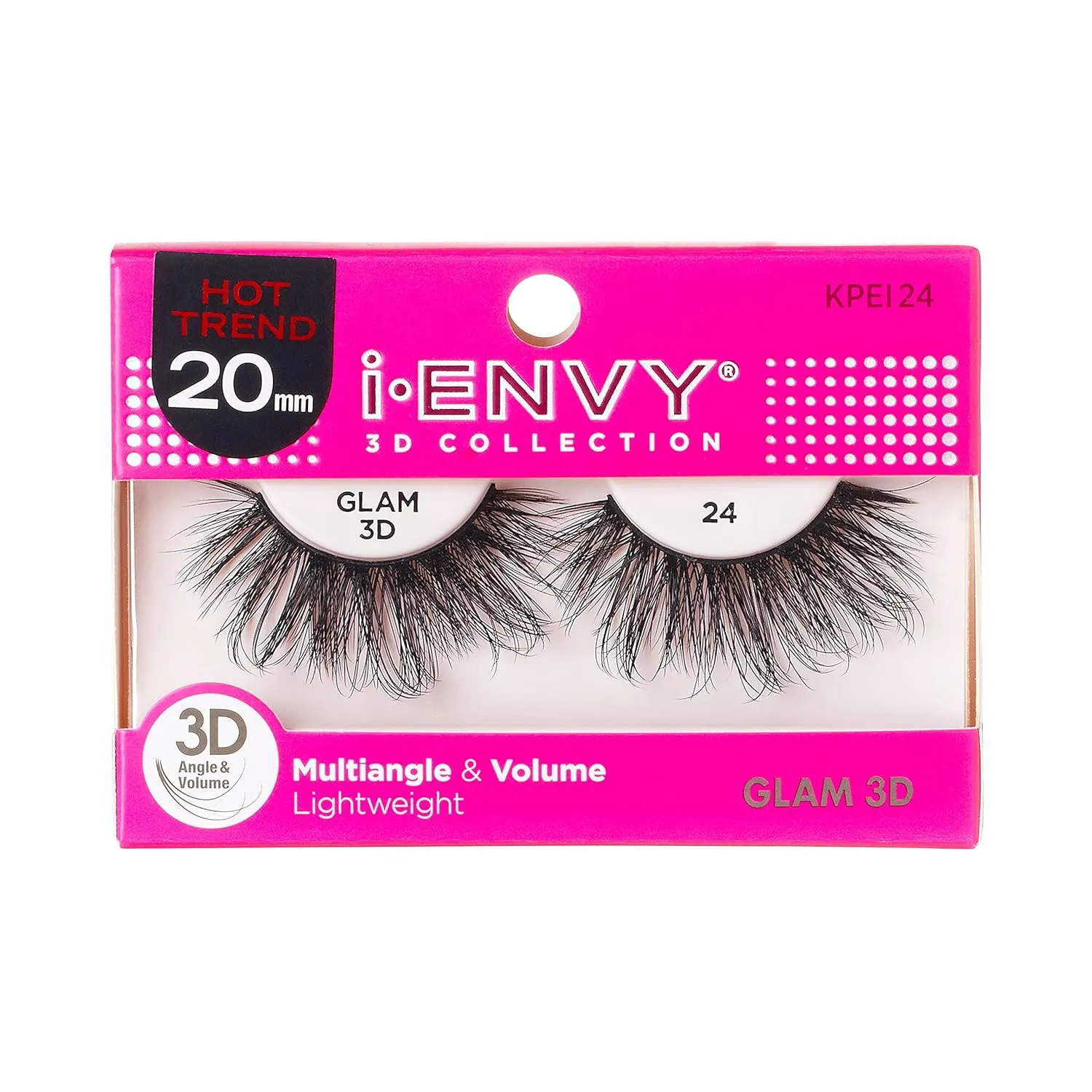 i-Envy 6 Pairs False Eyelashes 3D Glam Collection Multi-angle & Volume Lashes
