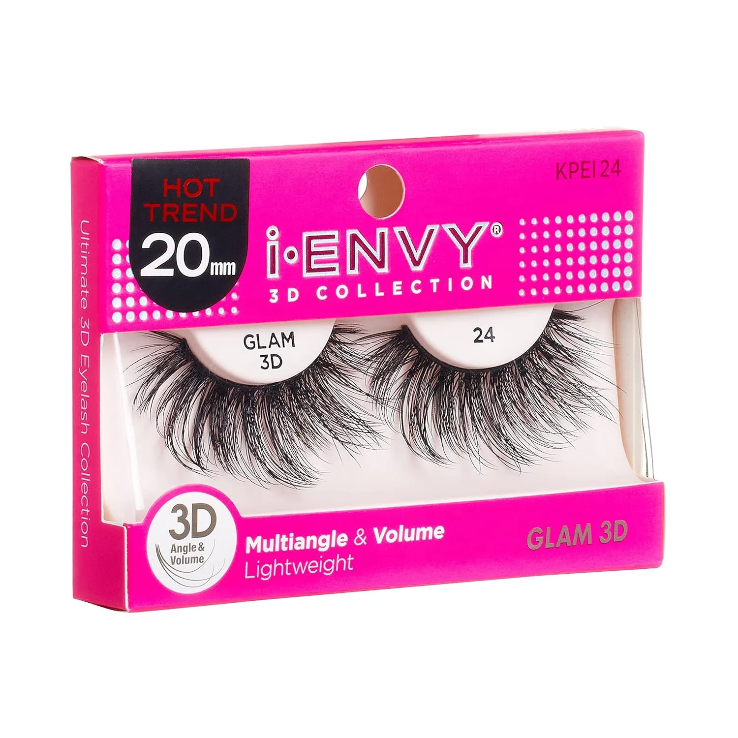 i-Envy 6 Pairs False Eyelashes 3D Glam Collection Multi-angle & Volume Lashes