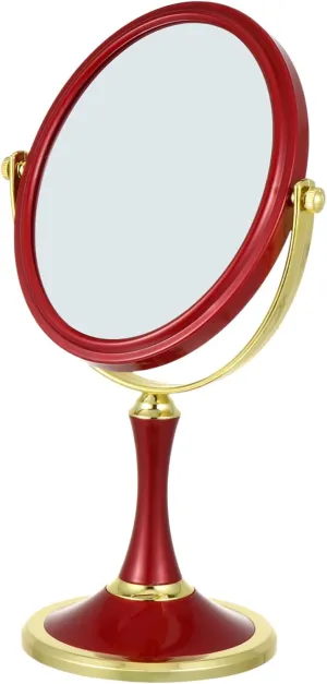 LIFKOME 6-inch Desktop Swivel Mirror Double-Sided Cosmetic Mirror Large Vanity Standing Makeup