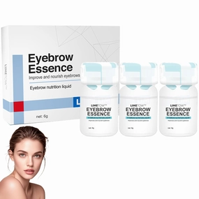 LIMETOW Eyebrow Essence Liquid, Eyebrow Nutrition Liquid, Limetown Nourishing Eyebrow Serum for Thicker, Fuller Brows - Natural Growth Enhancer (3 Bottle)