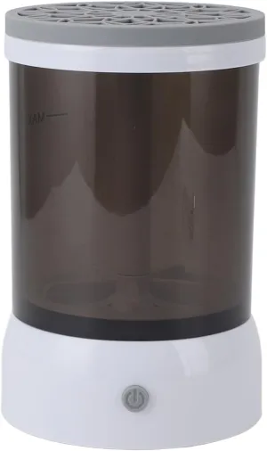 Makeup Brush Cleaner, Compact Compacting Compatibility of 10 Minutes Simple Time Cleaner 1200MAH to Travel (Grey)