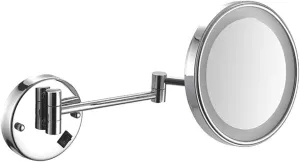 Makeup Mirror Makeup Mirror, 8 Inch Vanity Mirror, Magnifying Makeup Mirror Wall Mount LED Lighted Cosmetic Vanity Mirror for Bathroom Shaving Mirror 7X Magnification USB Rechargeable
