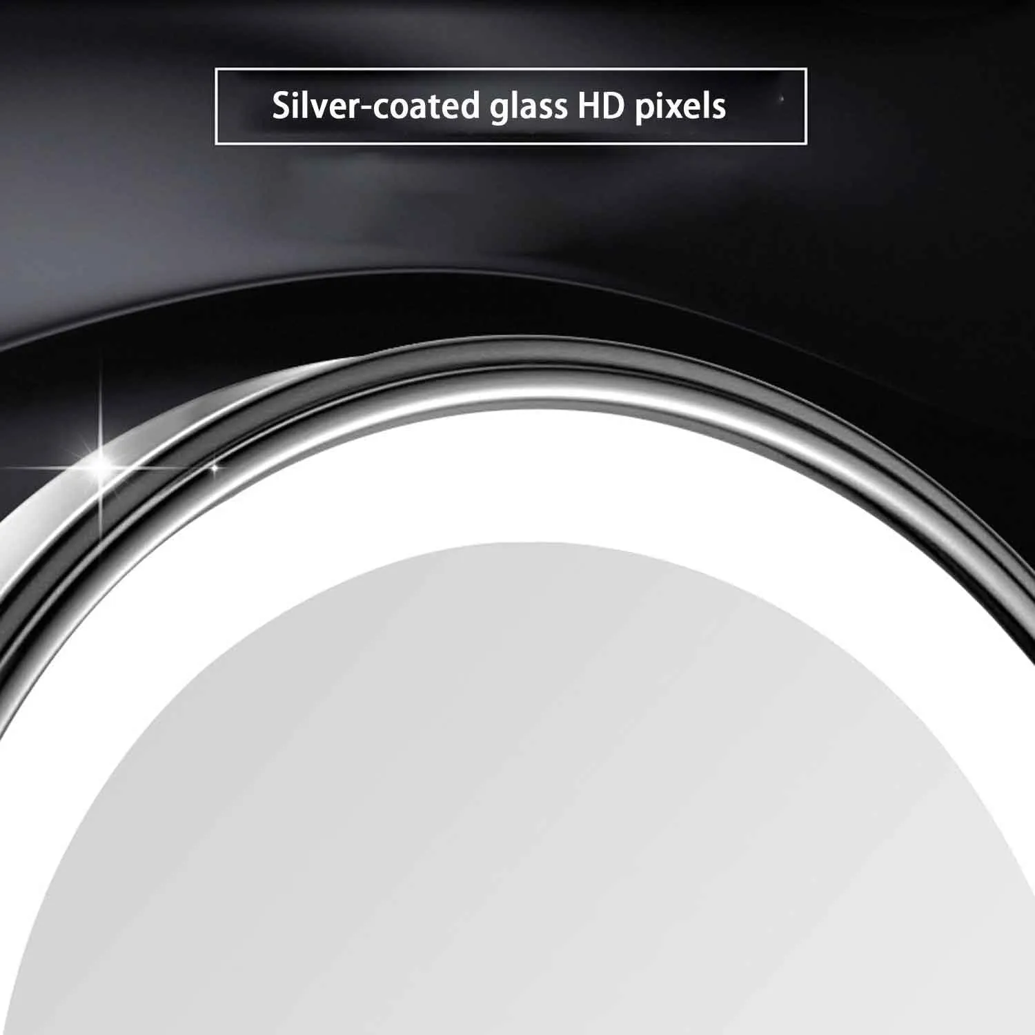 Makeup Mirror with Lights and Magnification 8 inch Double-Sided Brass Bathroom 360° Swivel Extendable Wall-Mounted LED Vanity MirrorRose Gold 10X(Gold,5X)