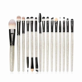 Makeup brush 15 Units Makeup Brushes Set Eye Shadow Powder Eyeliner Eyelashes Lip Makeup Cosmetic Brush Beauty Tool Kit(Color:4)(5)
