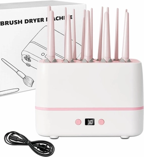 Makeup Brush Fast Dryer Machine (30/45/60/90 minutes)4 drying modes 14 Brushes at a Time 2 Sponges or Drying Machine For Beauty Makeup Tools Set Constant Temperature Slow Baking Damaging Bristles