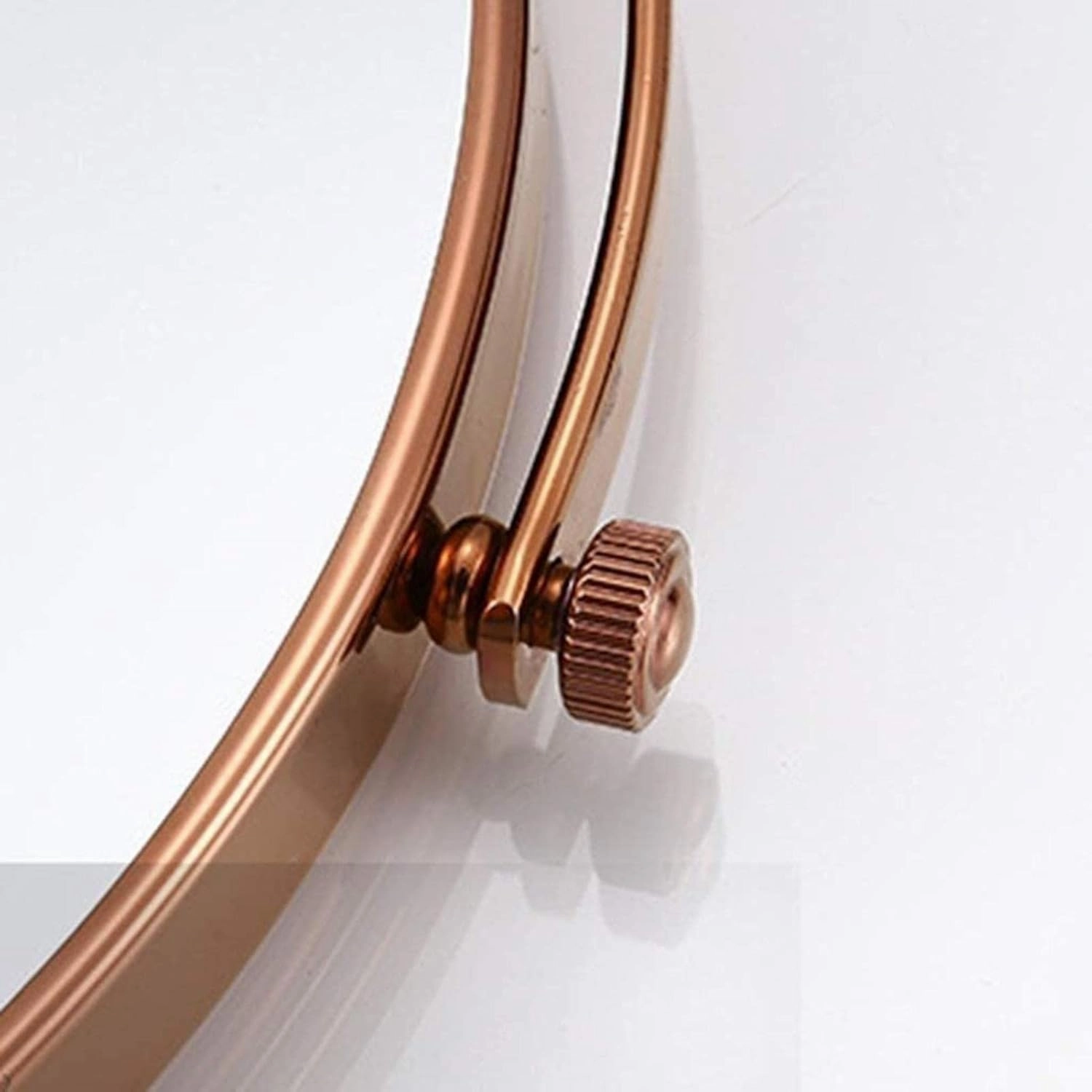 Makeup Mirror Double- Sided 3 Times Magnification Ultra- Thin Rose Gold Beauty Mirror Bathroom Vanity Mirror Bathroom