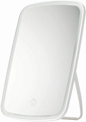 Makeup Mirror Vanity Makeup Mirror Desktop Makeup Mirror Touch Screen Vanity Mirror with Trichromatic LED Brightness Adjustable Portable USB Rechargeable Cosmetic Mirrors for Girl Cosmetic Mirror