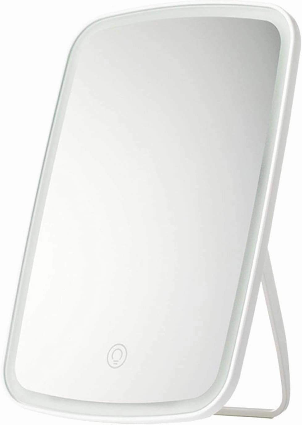 Makeup Mirror Vanity Makeup Mirror Desktop Makeup Mirror Touch Screen Vanity Mirror with Trichromatic LED Brightness Adjustable Portable USB Rechargeable Cosmetic Mirrors for Girl Cosmetic Mirror