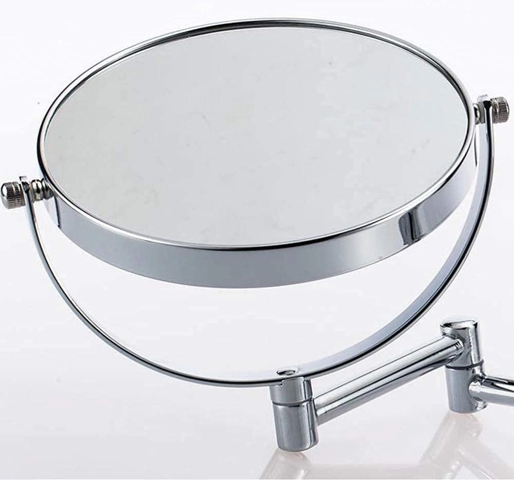 Makeup Mirror Vanity Mirror Wall Mount Makeup Mirror,Metal Folding High-Definition Vanity Mirror Double-Sided Mirror Bathroom Beauty Mirror Cosmetic Mirror