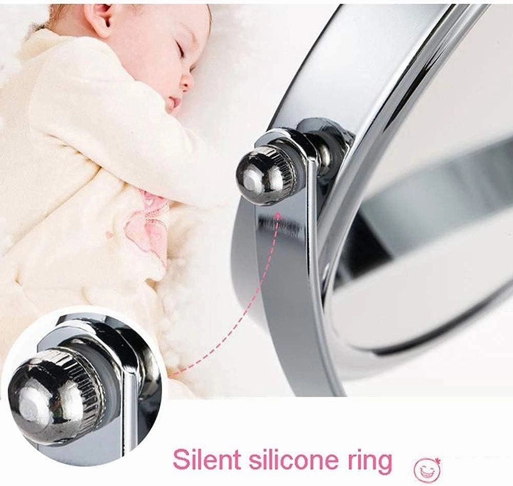 Makeup Mirror Vanity Mirror Wall Mount Makeup Mirror,Metal Folding High-Definition Vanity Mirror Double-Sided Mirror Bathroom Beauty Mirror Cosmetic Mirror