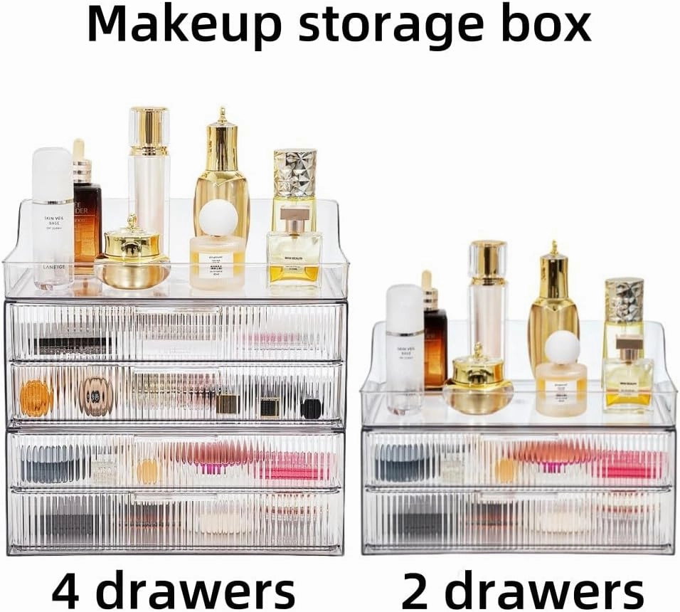 Makeup Organizer Countertop Large Cosmetic Display Cases Cosmetic Organizer Skin care Organizer