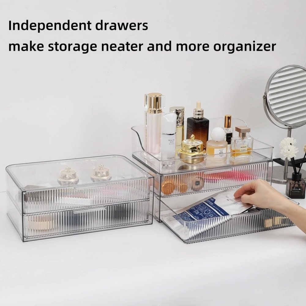 Makeup Organizer Countertop Large Cosmetic Display Cases Cosmetic Organizer Skin care Organizer