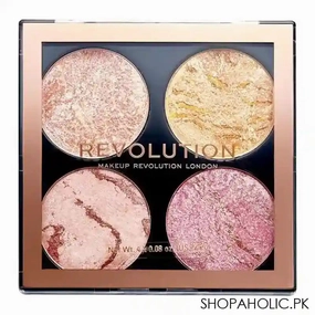 Makeup Revolution Cheek Kit, Fresh Perspective, 4 Shades