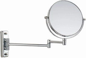 Mirror Metal Wall Mounted 6 Inch Makeup Mirror Folding HD Vanity Mirror Double Sided 3X Magnification Bathroom Beauty Mirror