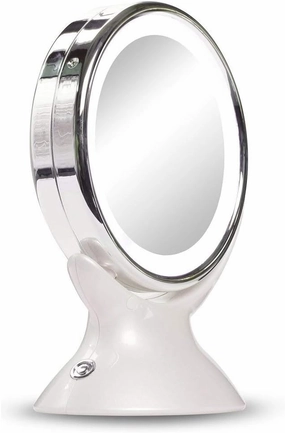 Mirrors LED Cosmetic LED Lights Makeup 5X Magnifying Makeup 360-degree Rotating for Bathroom Bedroom Tabletop (Color : 1)