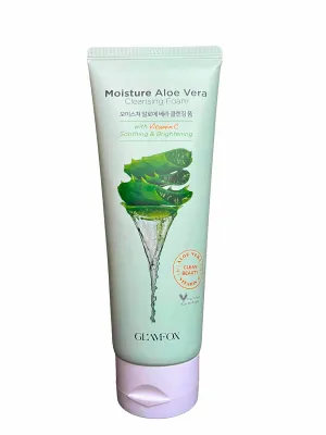 Moisture Aloe Vera Cleansing Foam with Vitamin C, 5.29 Fl Oz (Pack of 1)