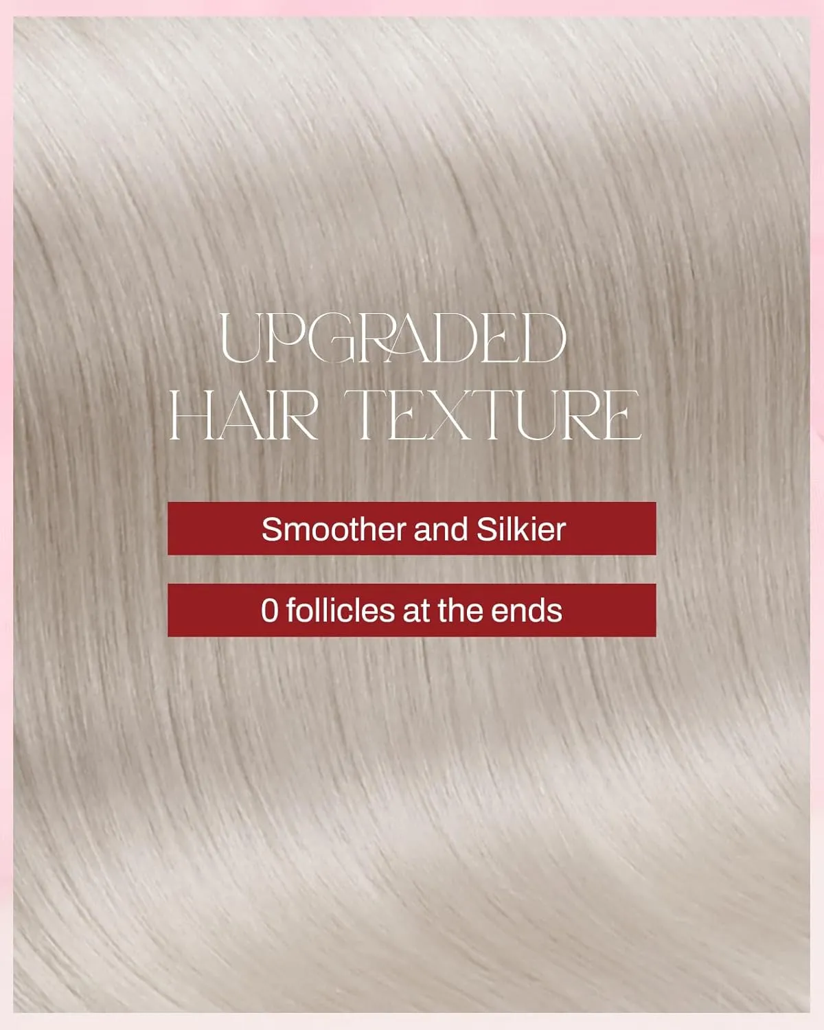 Moresoo Tape Hair Extensions Human Hair 20 Inch Blonde Tape in Extensions Real Human White Blond Hair Extensions Glue in 20 Pieces/50g #60A