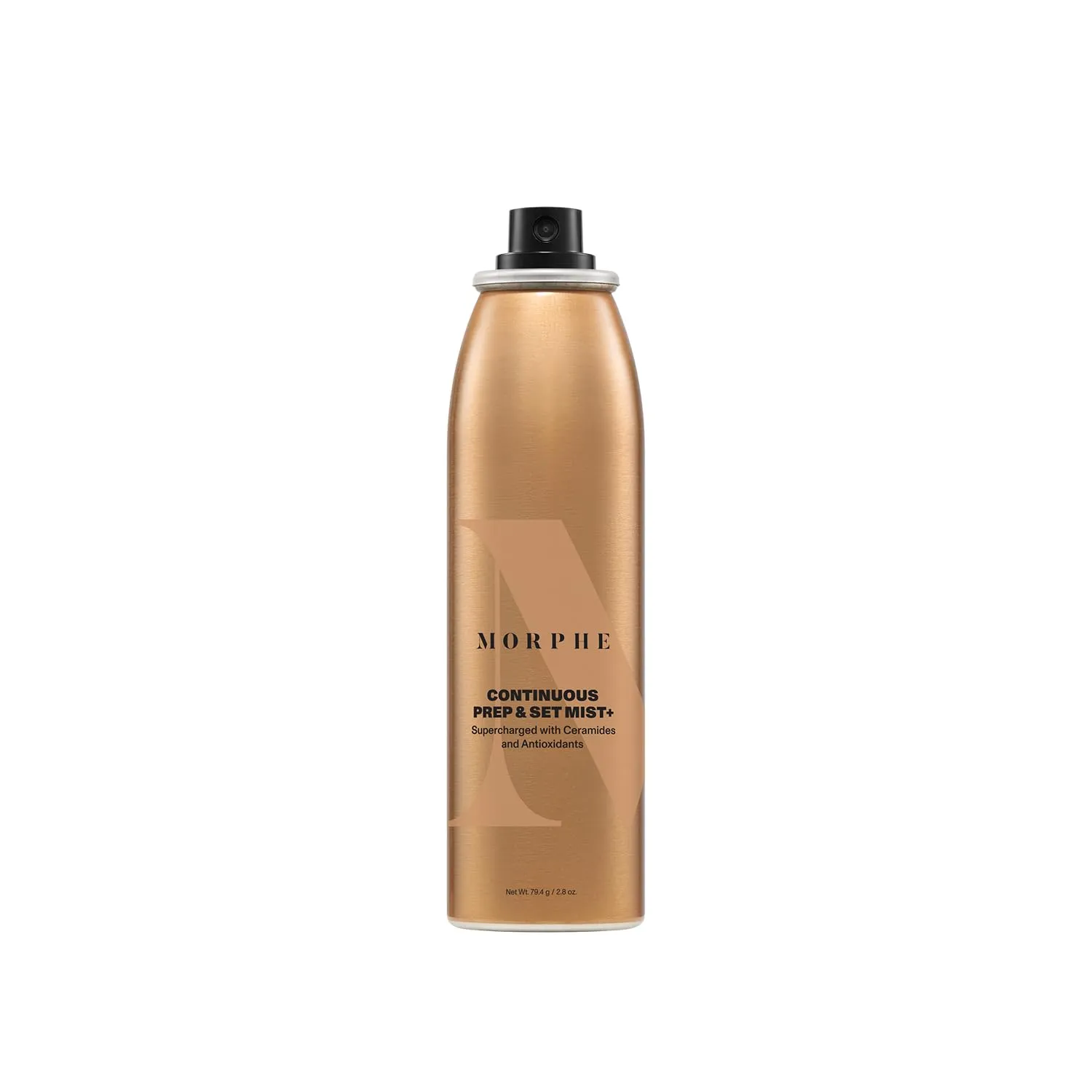Morphe Continuous Prep & Set Face Mist - Hydrating Setting Spray for Makeup & Skin Prep - Enriched with Ceramides and Antioxidants for a Radiant Finish (2.8 oz)