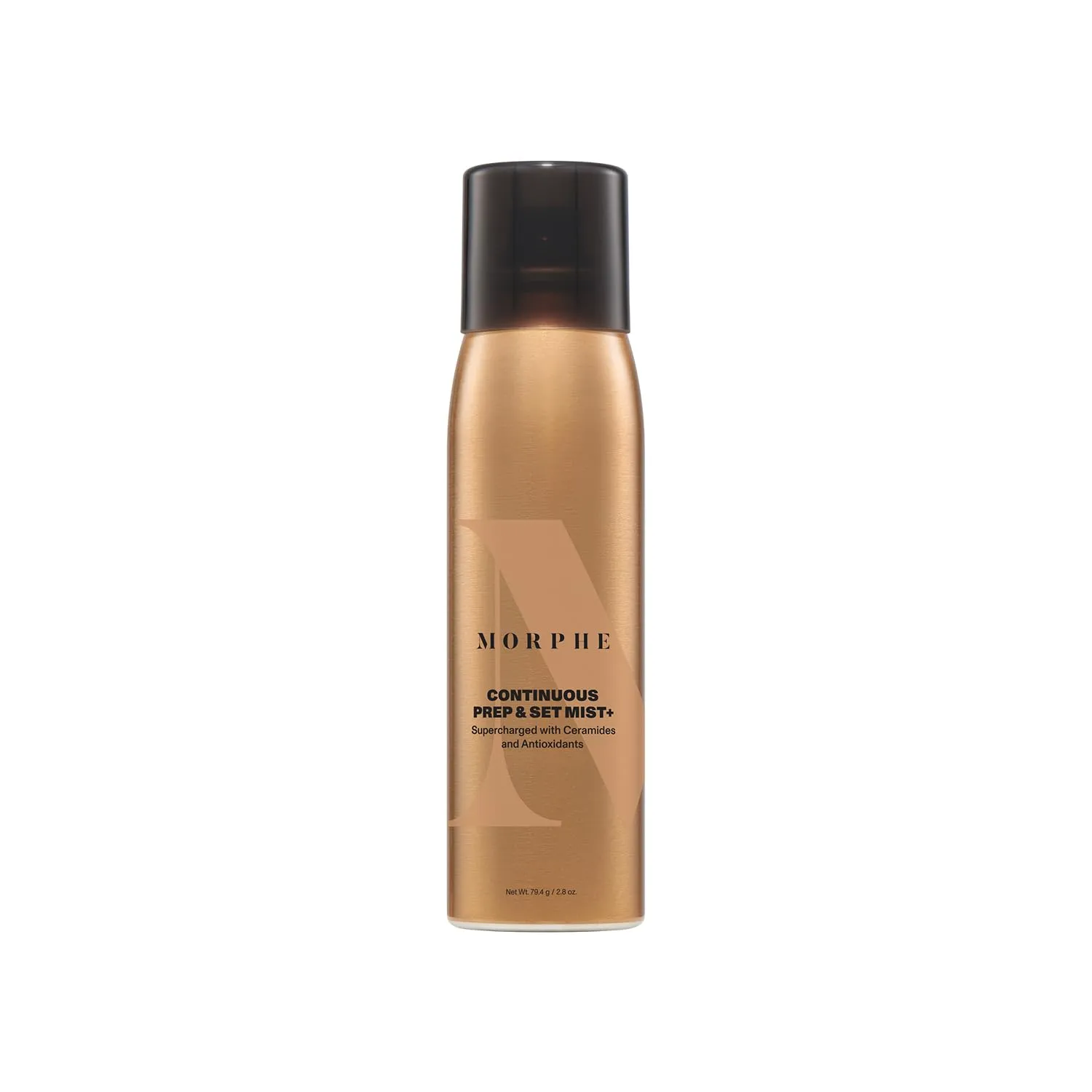 Morphe Continuous Prep & Set Face Mist - Hydrating Setting Spray for Makeup & Skin Prep - Enriched with Ceramides and Antioxidants for a Radiant Finish (2.8 oz)