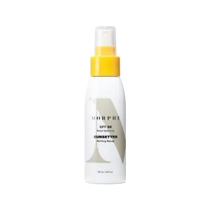 Morphe Sunsetter Spectrum Setting Spray - Broad Spectrum SPF 30 Makeup Setting Spray - Oil-Free Face Mist with No White Cast - Protects Against Sun & Blue Light (3.4 fl oz)