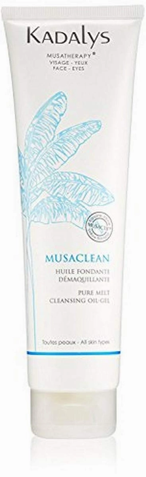 Musaclean Pure Melt Cleansing Oil Gel - Organic - Yellow Banana, 5.07 Fl Ounce