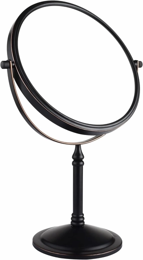 Nicesail Tabletop Makeup Mirror, Double-Side 1X-7X, 360 Swivel Cosmetic Mirror for Table Desk, No Light Oil Rubbed Bronze (8 Inch, 7X)
