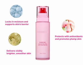 ONE/SIZE Powder Melt Setting Spray (100mL / 3.4 oz), Glass