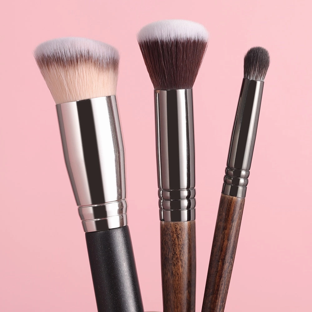 OVW 3-Piece Makeup Brushes Set