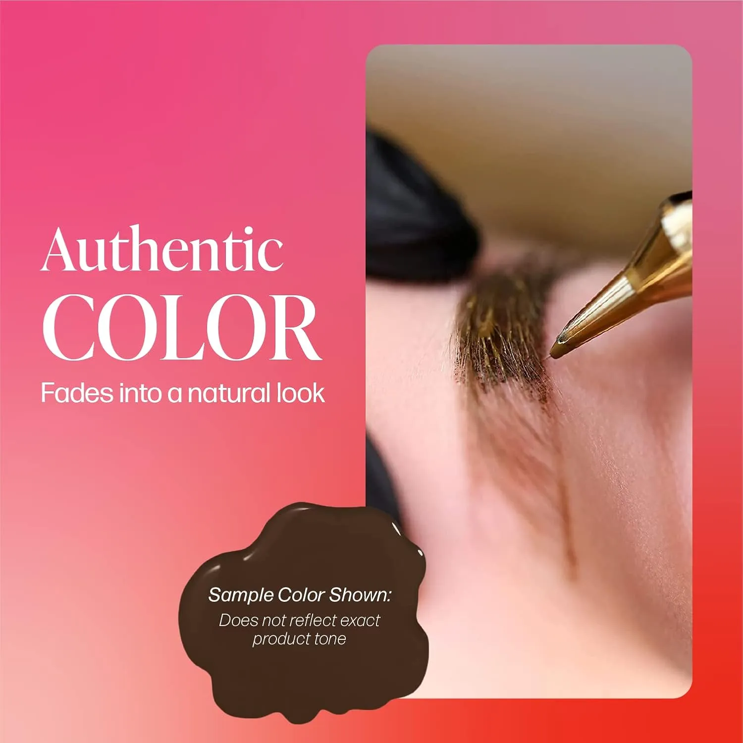 Perma Blend - Eyebrow Light Pigments Tattoo Kit - Microblading Ink - Professional Tattoo Ink - Copper Modifier, Taupe, Brunette & Blackish Brown Tattoo Ink (0.5 oz Each, 4 Products)