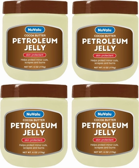 Petroleum Jelly, 6 oz, Pack of 4 (Cocoa Butter)