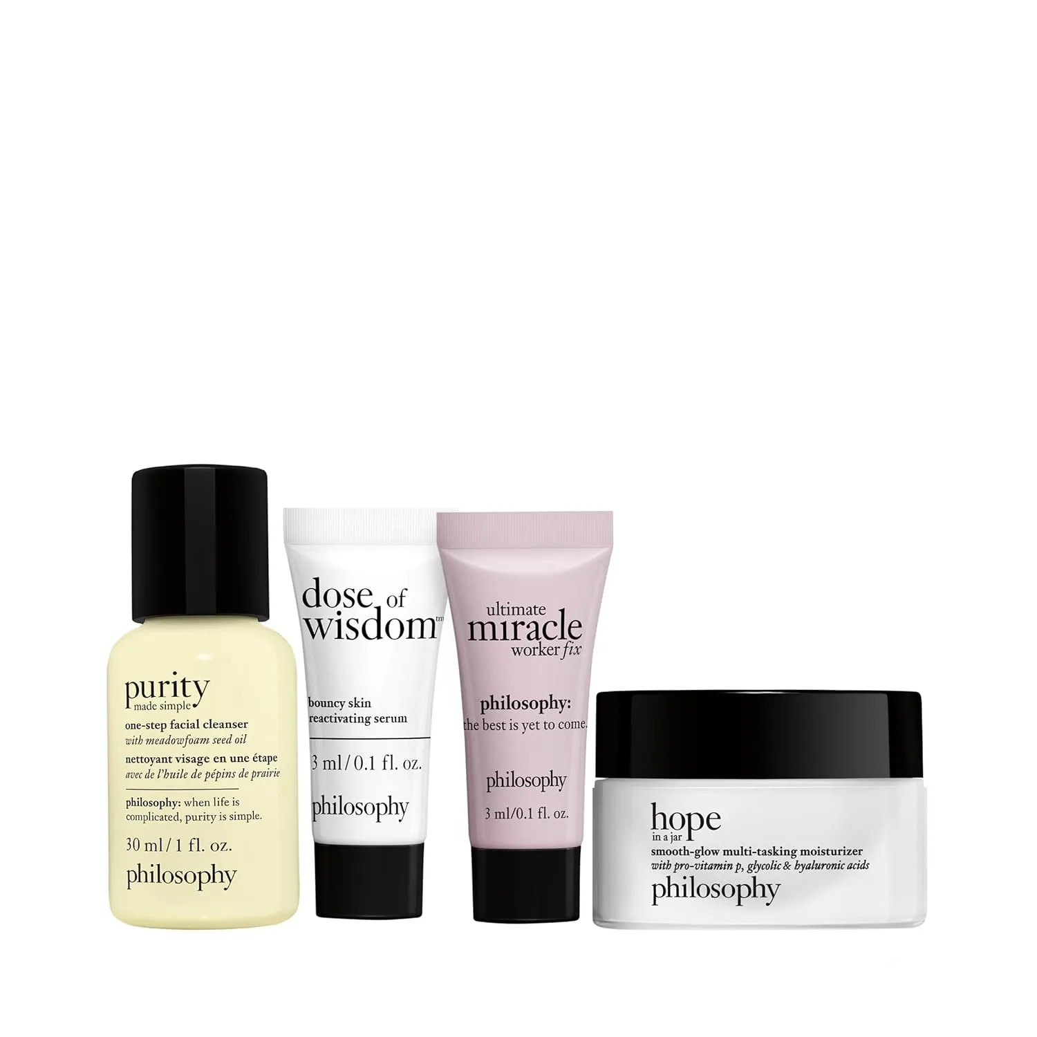 philosophy purity made simple one-step facial cleanser- with meadowfoam seed oil gently cleanses & melts away dirt, oil & stubborn makeup paraben-free face wash