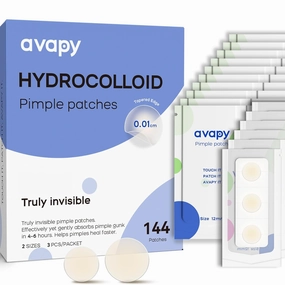 Pimple Patches For Face, Invisible Hydrocolloid Acne Patches-Zits & Blemish, Covering Zits & Blemishes in Face and Skin, Control Oil, Pimple Patch with Salicylic Acid (144 Count)