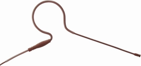 Point Source Audio CO-8WS-XSH-BR | Omnidirectional Earworn Microphone 4 Pin Mini Connector for Shure Line 6 JTS Trantec Carvin Brown